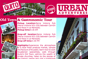 urban adventure flyer